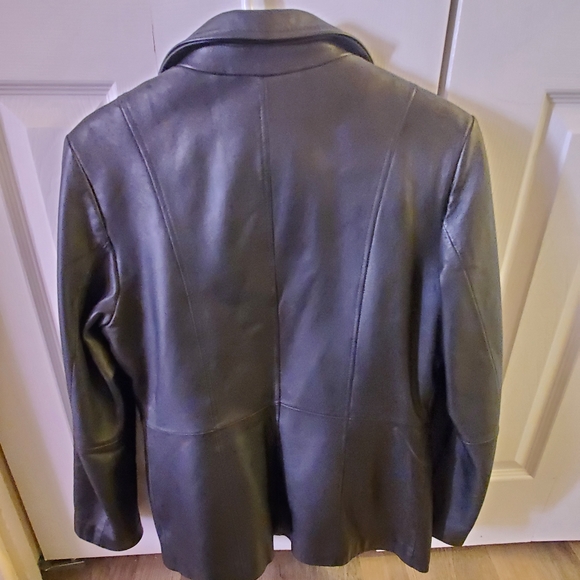 Dainer Leather Coat - Picture 1 of 3